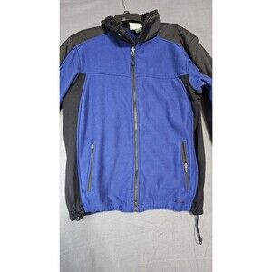 L.L. Bean Polartech Mens Coat Large Blue And Black